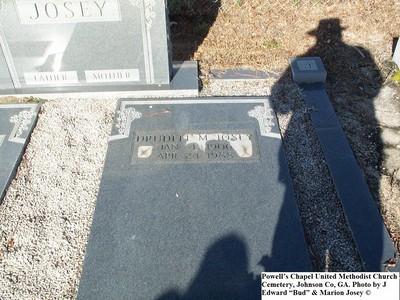Josey, Drudell Mixon, Powells Chapel Church Cemetery, Kite, Johnson Co, GA 030.jpg