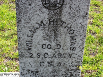 Thomas, William H War, Mt. Elam Baptist Cem, Darlington Co, SC.jpg