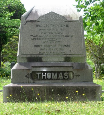 Thomas, Wm G & Mary Sumner Clark, Oakdale Cem, New Hanover Co, NC.jpg