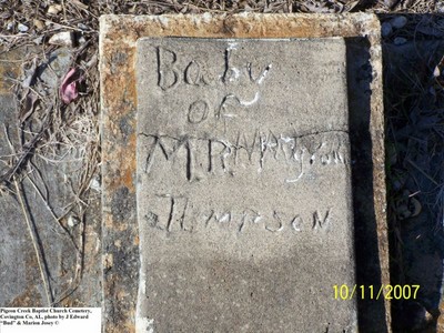 Thompson, Baby, Pigeon Creek Baptist Church Cem, Covington Co, AL.jpg
