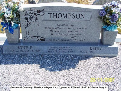 Thompson, Royce & Kathy, Greenwood Cem, Covington Co, AL.jpg