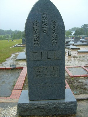 Till, Nancy Ida, Mount Pleasant Cemetery, Butler Co, AL.jpg