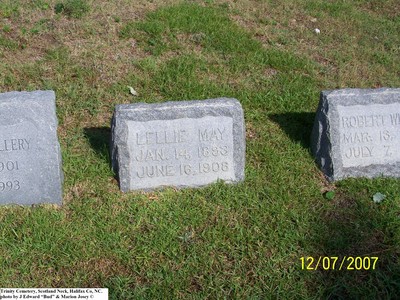Tillery, Lellie May,  Trinity Cem, Halifax Co, NC.jpg