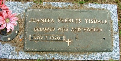 Tisdale, Mildred Juanita Peebles, Evergreen Cem, Sumter Co, SC.jpg