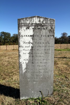 Tolson, Elizabeth Grandy, Abel Grandy Family Cem, Darlington Co, SC.jpg
