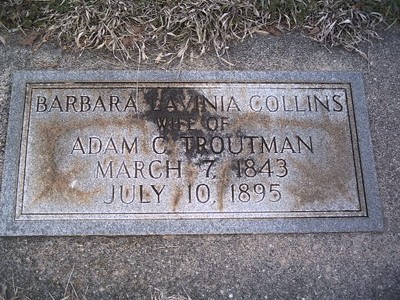 Troutman, Barbara Lavinia Collins, Troutman Cemetery, Iredell Co, NC.jpg
