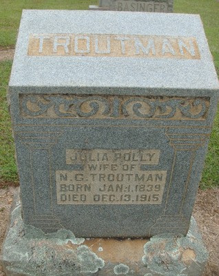 Troutman, Julia Polly Josey, Organ Cem, Rowan Co, NC.jpg