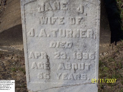 Turner, Jane J Thompson, Fairmount Baptist Cem, Covington Co, AL.jpg