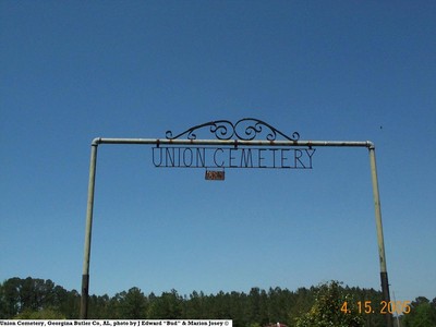 Union Cemetery, Georgiana, Butler Co, AL.JPG