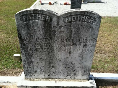 Usry, William V & Lillie Ann Denton, Stapleton Cem, Jefferson Co, GA.jpg