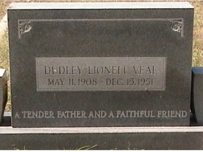 Veal, Dudley Lionell, Union Springs Cemetery, Polk Co, TX.jpg