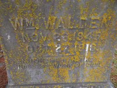 Walden, William, Walden-Braddock Cem, Jefferson Co, GA.jpg