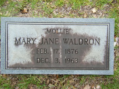 Waldron, Mary Jane Graham, United Methodist Cem, Georgetown Co, SC.jpg