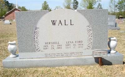 Wall, Hershall & Lena Ford Wall, Huffines Cem, Cass Co, TX.jpg