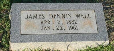 Wall, James Dennis, Good Exchange Cem, Cass Co, TX.jpg