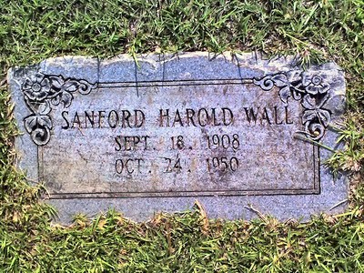 Wall, Sanford Harold, Memorial Park Cem, Jefferson Co, AR.jpg