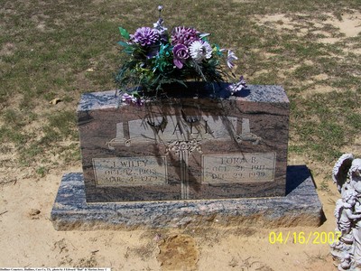 Wall, Willie & Lora, Huffines Cemetery, Huffines, Cass Co, TX 252.jpg