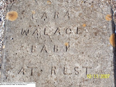 Wallace, Lara, Pigeon Creek Baptist Cem, Covington Co, AL.jpg