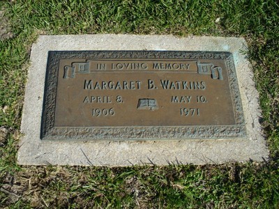 Watkins, Margaret Bateman, Memorial Cemetery, Garland Co, AR.jpg