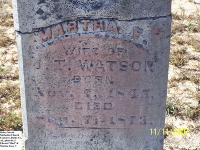 Watson, Martha Frazier Shine, Oakey Streek Methodist Church Cem, Butler Co, AL.jpg