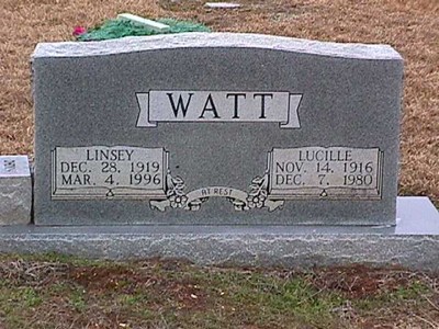 Watt, Robert Lindsey & Lonnie Lucille Rickman, Crossroads Cem, Ashley Co, AR.jpg