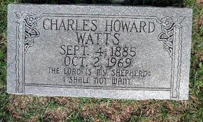 Watts, Charles Howard, Sumter Cemetery, Sumter Co, SC.jpg