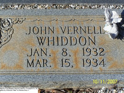 Whiddon, John Vernell, Pigeon Creek Baptist Cem, Covington Co, AL.jpg