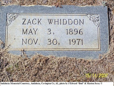 Whiddon, Zack, Andalusia Memorial Cem, Covington Co, AL.jpg