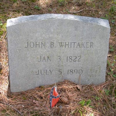 Whitaker, John B, Whitakers Chapel Cem, Halifax Co, NC.jpg