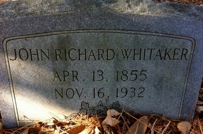 Whitaker, John Richard, McTyiere Family Cemetery, Nash Co, NC.jpg