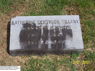 White, Katherine Gertrude Tillery,  Trinity Cem, Halifax Co, NC.jpg