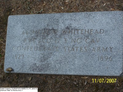 Whitehead, Alpheus W War, Trinity Cem, Halifax Co, NC.jpg
