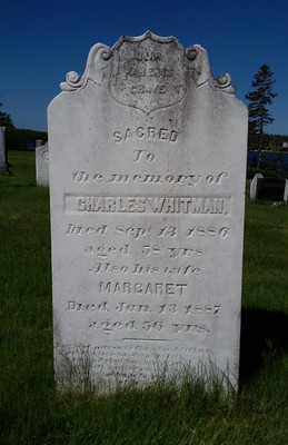 Whitman, Charles & Margaret Smith, Port Dufferin Cem, Nova Scotia, Canada.jpg
