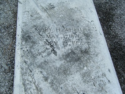 Whittle, Mary H Jernigan, Wesley Chaper Cemetery, Butler Co, AL.jpg