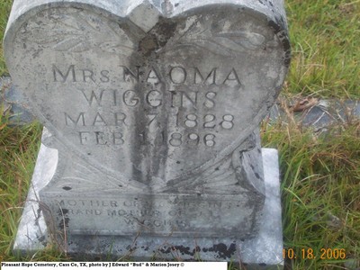 Wiggins Naoma, Pleasant Hope Cem, Cass Co, TX.jpg