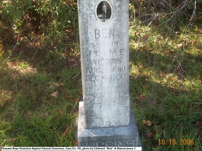 Wiggins, Ben, Pleasant Hope Cem, Cass Co, TX.jpg