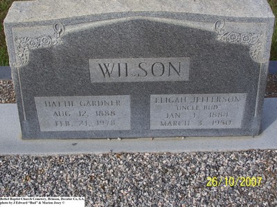 Wilson, Elijah Jefferson & Hattie Gardner, Bethel Church Cemetery, Brinson, Decatur Co, GA 128 - Copy.jpg