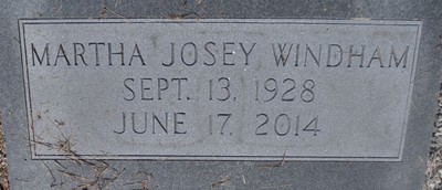 Windham, Martha Elizabeth Josey, Cedar Creek Cem, Conecuh Co, AL.jpg