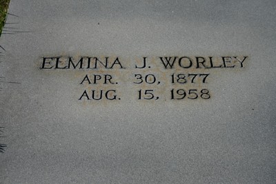 Worlery, Elmina Jane Cason, Rose Hill Cemetery, Bacon Co, GA.jpg