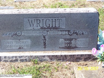 Wright, James Thomas & Essie White, Bethel Cem, Decatur Co, GA.jpg