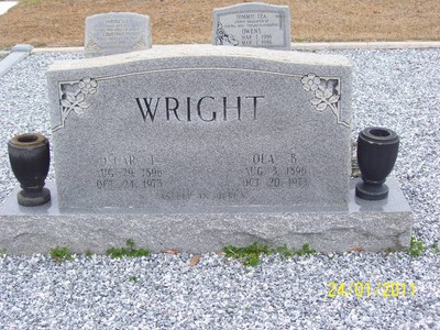 Wright, Oscar & Ola Bowers, Excel Cemetery, Monroe Co, AL.jpg