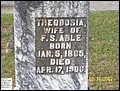 Able, Theodosia, Gantt City Cemetery, Gantt, Covington Co, AL 099.jpg