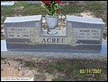 Acree, Wm F & Minnie Dell, Fairmount Bapt Church Cem, Red Level, Covington Co, AL.jpg