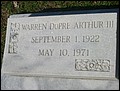 Arthur, Warren Dupre III, Magnolia Cemetery, Darlington Co, SC.jpg
