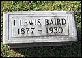 Baird, Isaac Lewis, Hanover Cemetery, Licking Co, OH.jpg