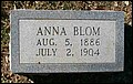 Blom, Anna, Oakwood Cem, McLennan Co, TX.jpg