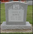 Bowie, Louise Anne Riddle, Westlawn Cem, Orange Co, NC.jpg