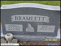 Bramlett, Alfred L & Mary C, Bethany Baptist Church Cem, Lee Co, SC.jpg