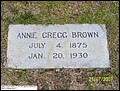 Brown, Annie Gregg Josey, Turkey Creek Cem, Lee Co, SC.jpg