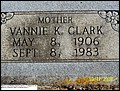 Clark, Vannie K, Pigeon Creek Baptist Cem, Covington Co, AL.jpg